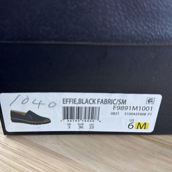 Naturalizer Effie Slip On Loafer- Black Fabric/Smooth- Size 6 M- NIB - Picture 7 of 7